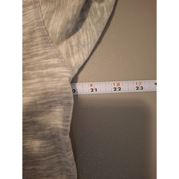 Express Mens XL TShirt Gray Defense Of Honor Henley Short Sleeve Gorpcore - Picture 6 of 7